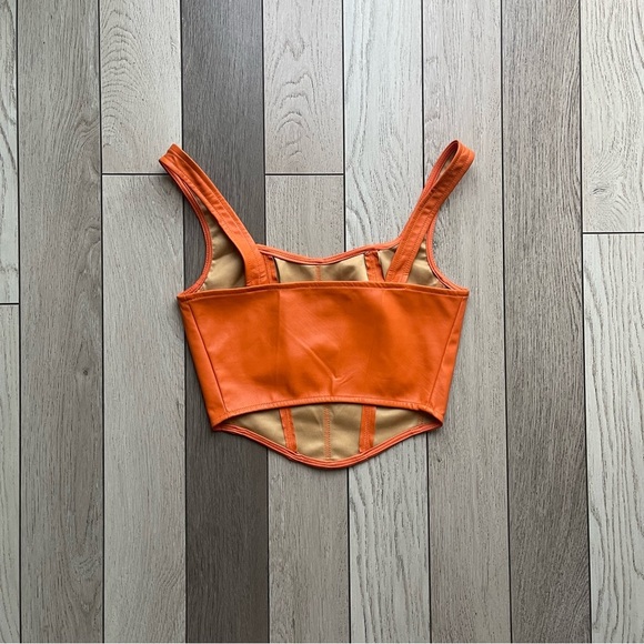 Sincerely Jules Orange Crop Top - Picture 3 of 5